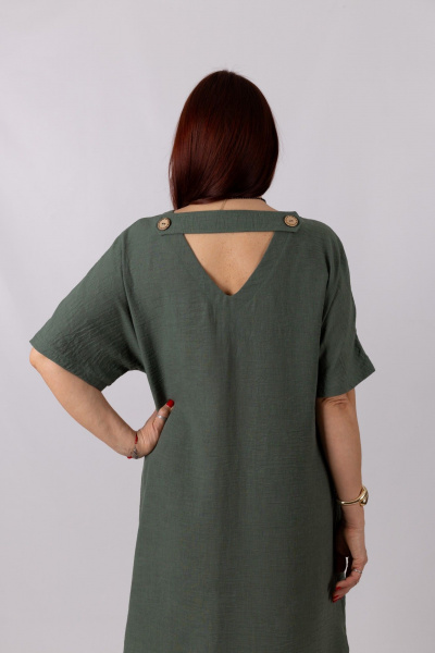 Платье Mita ЖМ1220 зеленый - фото 6