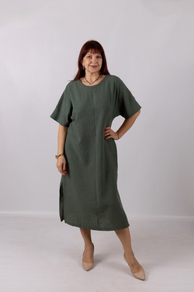 Платье Mita ЖМ1220 зеленый - фото 2