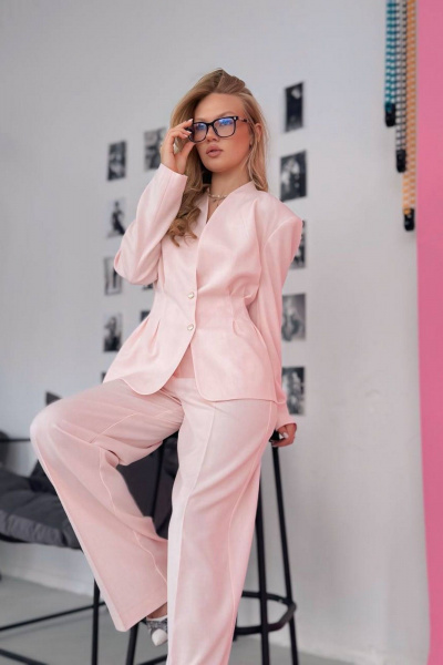 Брюки DNM 040 розовый - фото 2