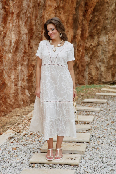 Платье Vittoria Queen 29033 молочный - фото 1