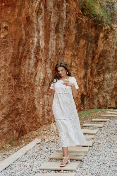 Платье Vittoria Queen 29033 молочный - фото 5