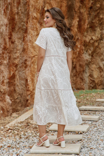 Платье Vittoria Queen 29033 молочный - фото 4