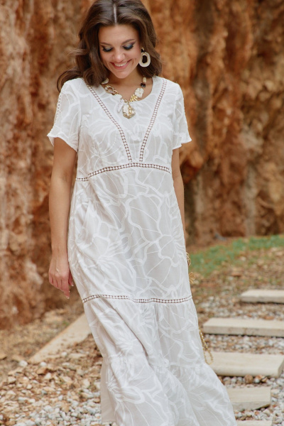 Платье Vittoria Queen 29033 молочный - фото 3