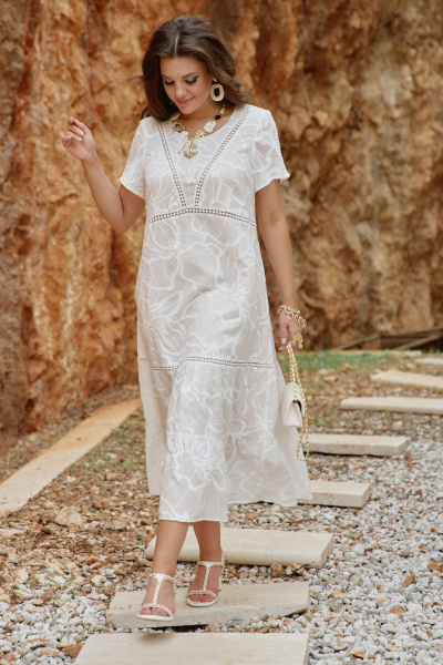 Платье Vittoria Queen 29033 молочный - фото 2