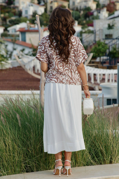 Юбка Vittoria Queen 29113ю молочный - фото 7