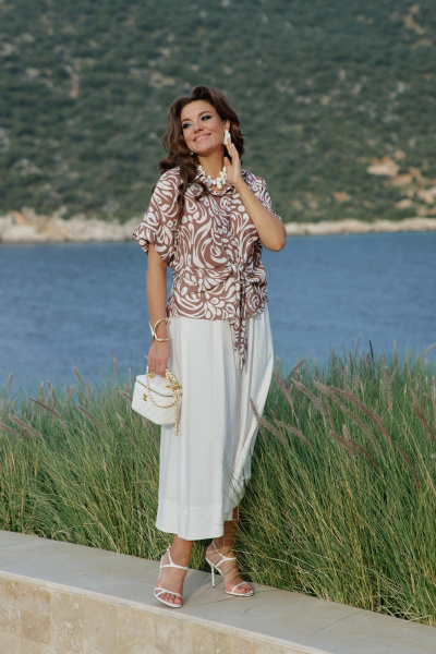 Юбка Vittoria Queen 29113ю молочный - фото 4