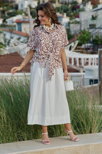 Юбка Vittoria Queen 29113ю молочный - фото 2