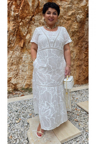 Платье Vittoria Queen 29033 молочный - фото 7