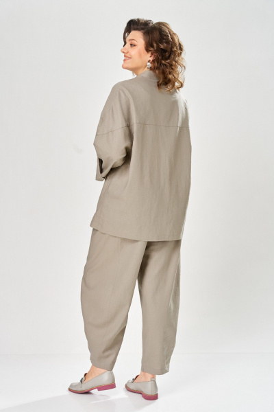 Брюки, жакет Диомант 2168 бежевый - фото 7