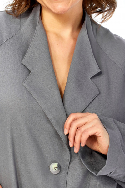 Брюки, жакет Диомант 2168 серый - фото 4