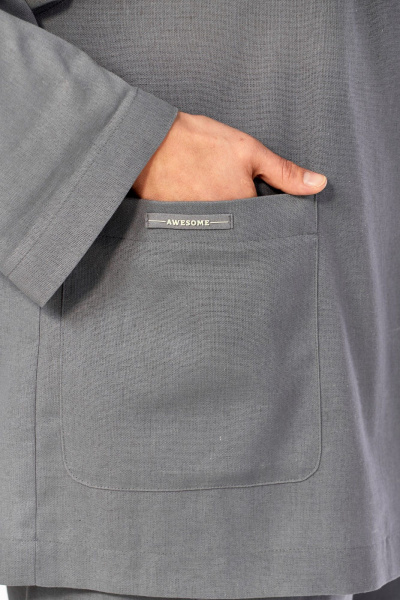 Брюки, жакет Диомант 2168 серый - фото 3