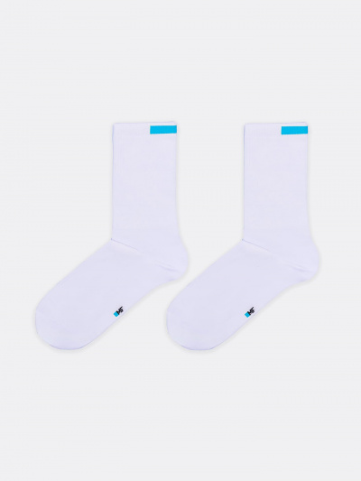 Носки Mark Formelle 107K-1916/21107K-2 белый_бирюзовый_рис.1916 - фото 1