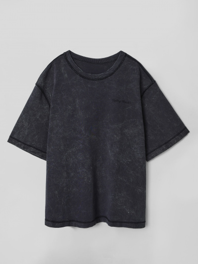 Футболка Mark Formelle 111955/25-ОБР5549П-0 ACID_WASH_графит_печать1_009.2_Эйсид_1_сл_на_пол_ - фото 3