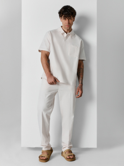 Брюки, футболка Mark Formelle 191042/25-5685Ц-9 белый_песок - фото 1