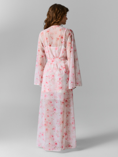 Халат Mark Formelle 552297/25-ОБР39957ПП-10 розы_на_св.молочном_010.2_Сублимация_полотна - фото 2