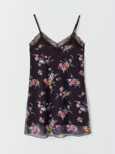 Сорочка Mark Formelle 572406/25-ОБР40166ПП-16 цветы_на_коричневом_010.2_Сублимация_полотна - фото 1