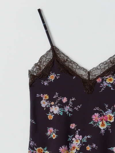 Сорочка Mark Formelle 572406/25-ОБР40166ПП-16 цветы_на_коричневом_010.2_Сублимация_полотна - фото 3