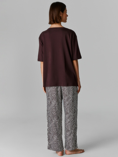 Брюки, футболка Mark Formelle 592541/25-39235ПП-14 коричневый_коричневые_волны - фото 3