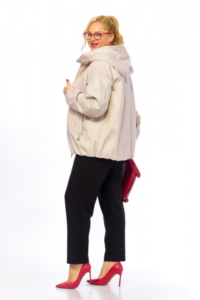 Куртка Shetti 2216 бежево-жемчужный - фото 8