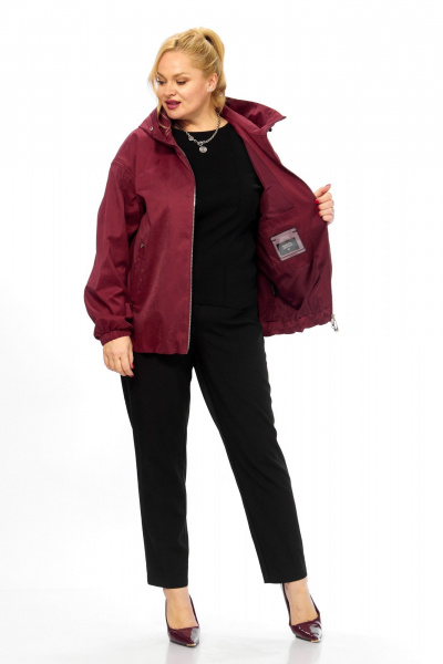 Куртка Shetti 2216 винный - фото 7