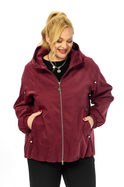 Куртка Shetti 2216 винный - фото 5