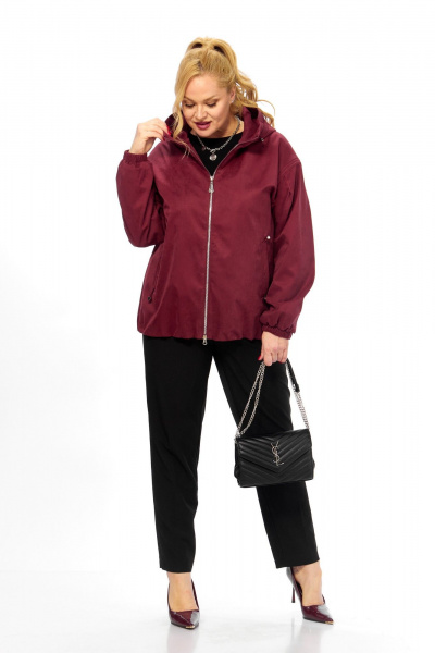 Куртка Shetti 2216 винный - фото 4