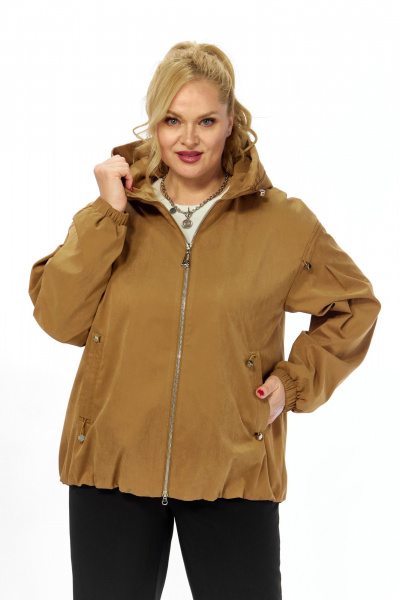 Куртка Shetti 2216 кэмел - фото 5