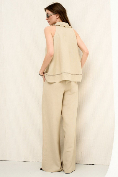 Блуза, брюки C. of PAPAYA NEW 1685 бежевый - фото 4