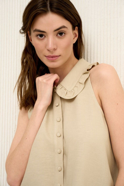 Блуза, брюки C. of PAPAYA NEW 1685 бежевый - фото 3