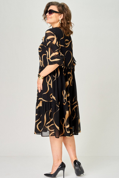 Платье EVA GRANT 7281А принт_ленты - фото 9