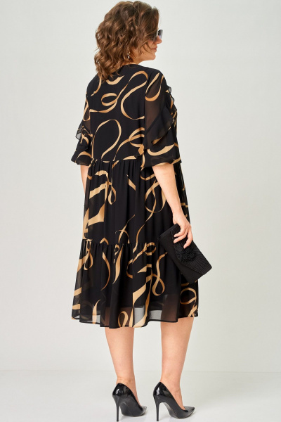 Платье EVA GRANT 7281А принт_ленты - фото 8