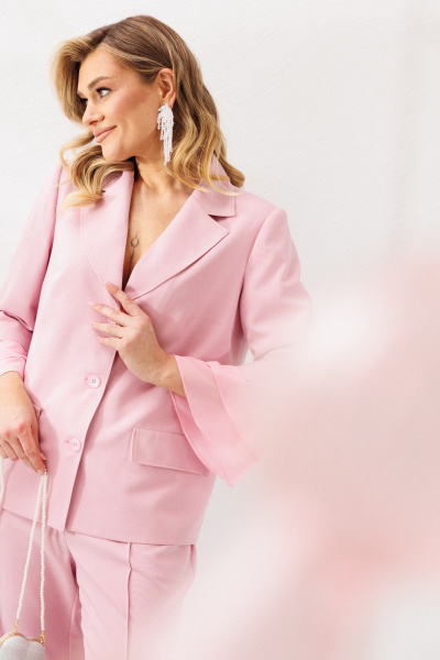 Брюки, жакет Mubliz 226 розовый - фото 11