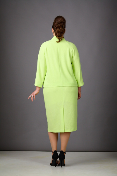 Жакет, юбка Rosheli 1178 салатовый - фото 8