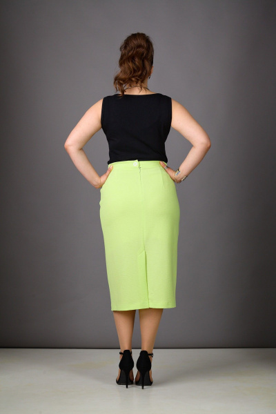 Жакет, юбка Rosheli 1178 салатовый - фото 3