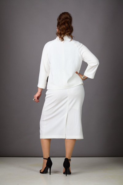 Жакет, юбка Rosheli 1178/1 молочный - фото 8
