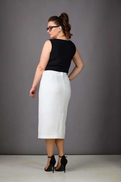 Жакет, юбка Rosheli 1178/1 молочный - фото 7