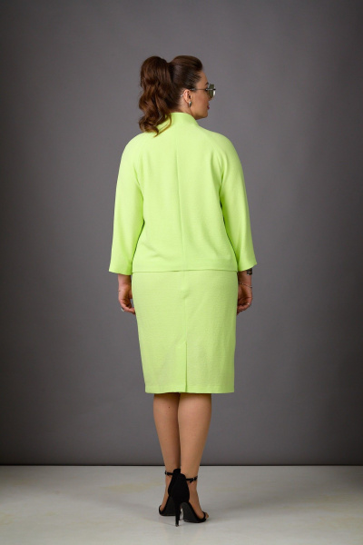 Жакет, юбка Rosheli 1179 салатовый - фото 7