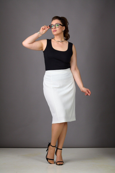 Жакет, юбка Rosheli 1179/1 молочный - фото 9