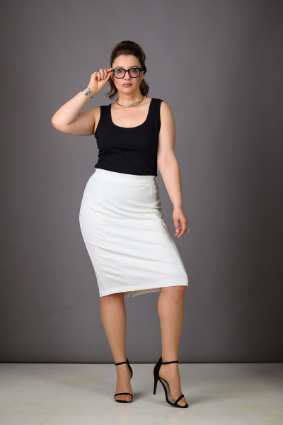 Жакет, юбка Rosheli 1179/1 молочный - фото 2