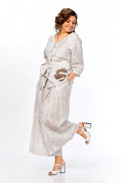 Блуза, брюки Matini 1.1810 молочный - фото 12