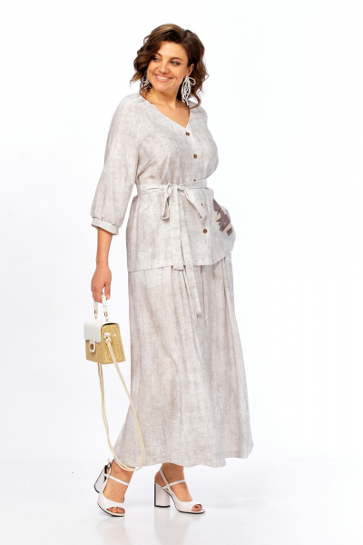 Блуза, брюки Matini 1.1810 молочный - фото 10