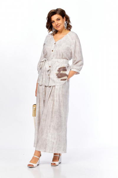 Блуза, брюки Matini 1.1810 молочный - фото 9