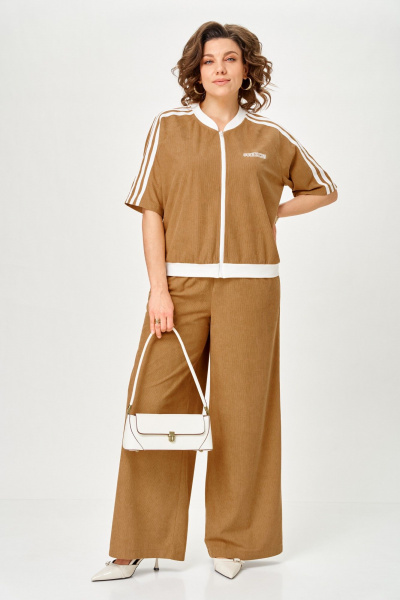 Брюки, бомбер Lady Secret 26236 карамель - фото 11