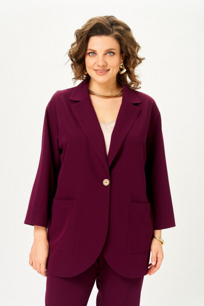 Брюки, жакет Svetlana-Style 2340 винный - фото 9
