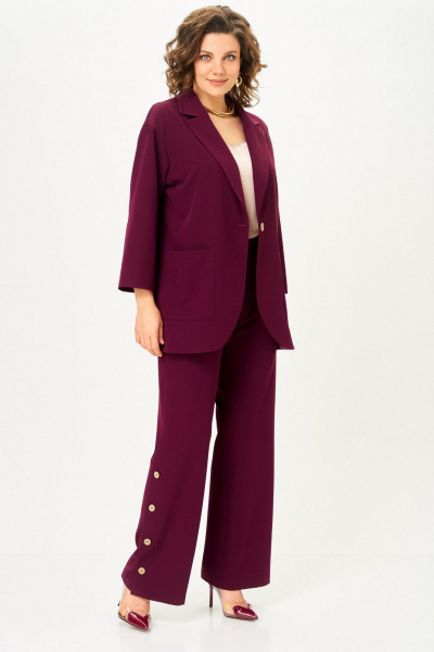 Брюки, жакет Svetlana-Style 2340 винный - фото 8