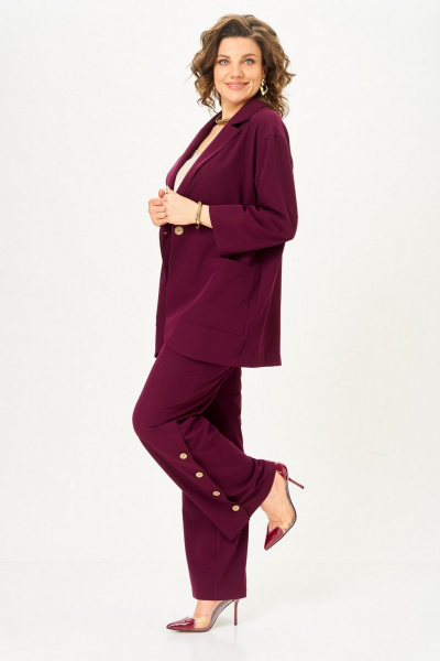 Брюки, жакет Svetlana-Style 2340 винный - фото 7