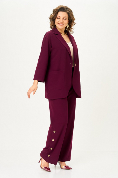 Брюки, жакет Svetlana-Style 2340 винный - фото 6