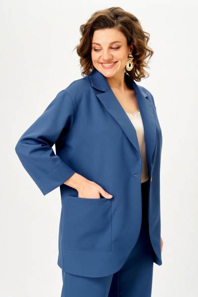 Брюки, жакет Svetlana-Style 2340 индиго - фото 5