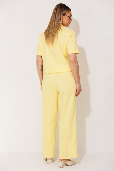 Брюки, жакет Verita 2458 желтый - фото 3