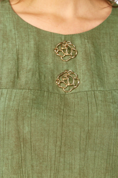 Брюки, топ Grace for you 272 олива - фото 6